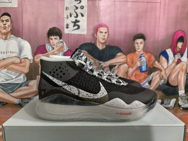 Nike Zoom Black Cement Basketball Sneakers