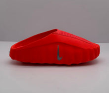 Nike Orange-Red Slides with Textured Sole