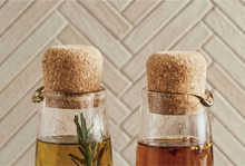 Glass Carafe Set with Brass Tray