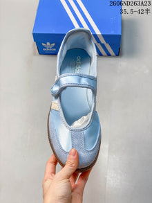 Adidas Samba Jane Mary Jane Sneakers in Light Blue
