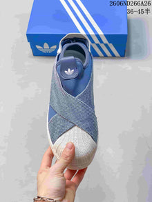 adidas Originals Superstar 2 Blue Slip-On Sneakers