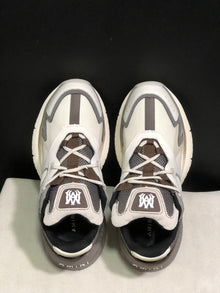 AMIRI MA Runner Sneakers in Off-White and Grey