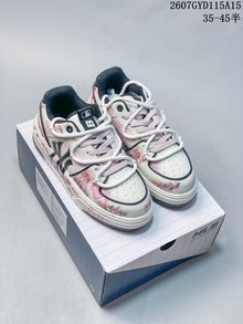 MLB NY Graffiti Platform Sneakers Pink White 3ASXCA12N