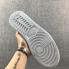 Jordan 1 Mid White Red Black Sneakers 554724-116
