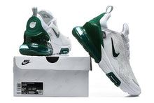 Nike Air Max 270 Sneakers White and Dark Green