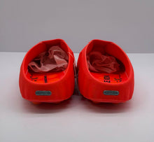 Nike Orange-Red Slides with Textured Sole