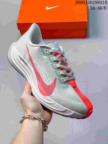 Nike Pegasus Plus Next Nature Running Shoes in Gray and Coral