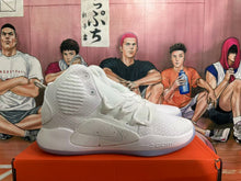 Nike Zoom Basketball Shoes White and Silver