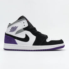 Jordan High-Top Sneakers Black White Purple 852542-105