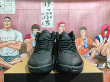 Jordan 12 Black High-Top Basketball Sneakers