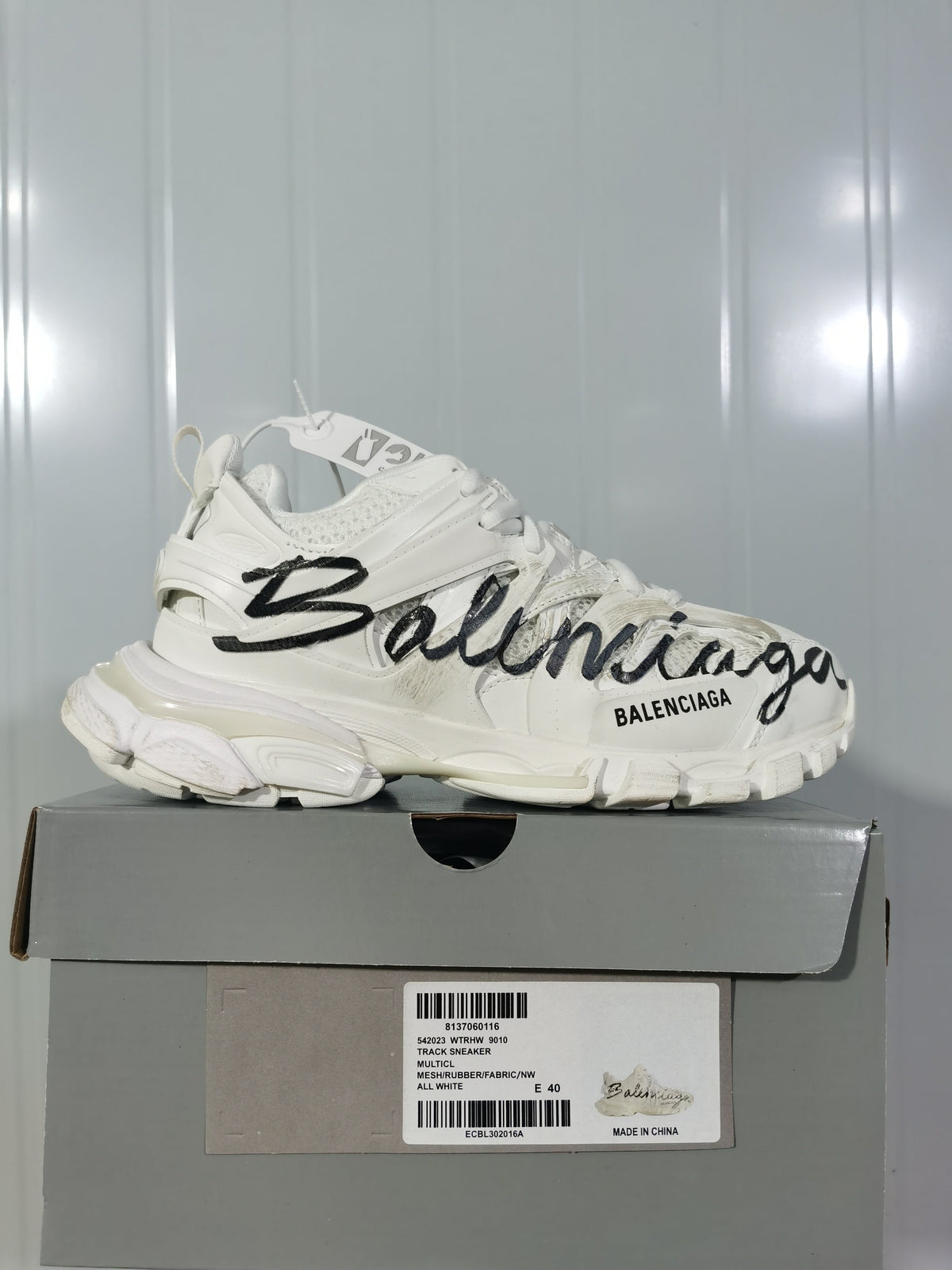 Balenciaga Track Graffiti Sneakers White