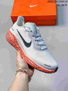 Nike Air Zoom Pegasus 41 Running Shoes, White and Orange