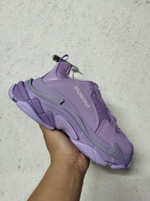 Balenciaga Triple S Clear Sole Sneakers Purple 9590