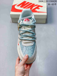 Nike Air Force 1 '07 Low Sneakers in Blue and White