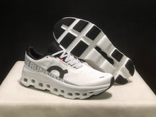 On Cloudmonster 1 All-White Running Sneakers