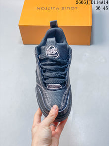 Louis Vuitton Trainer Low-Top Sneakers in Charcoal