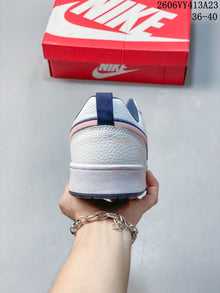 NikeCourt Borough 2 Low GS Sneakers in White and Pink