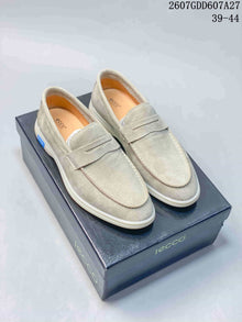 ECCO 722070QEE Light Beige Slip-On Loafers