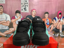 Nike Black and Green Sneakers