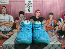 Nike KD Basketball Sneakers Ice Blue Green Hornet