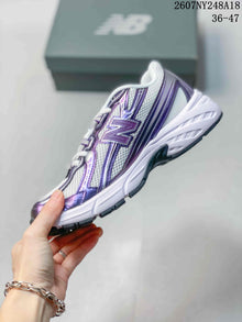New Balance 740 Sneakers White and Purple
