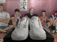 Jordan White Grey Air Zoom Basketball Sneakers