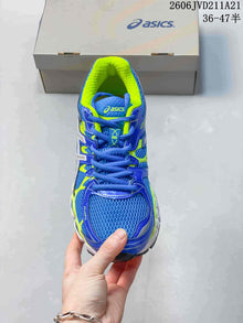 ASICS Gel Running Shoes Blue and Lime 2606JVD211A21