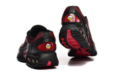 Nike Air Max Black and Red Running-Style Sneakers