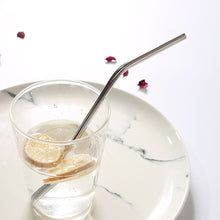 Colorful Reusable Stainless Steel Straws (4 pcs)