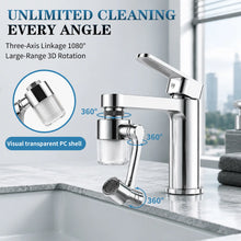 1080° Swivel Faucet Filter Set with 4 Filters, 3 Adapters, 2 Modes Faucet Extender Aerator