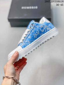 NUMERIS Blue Low-Top Platform Sneakers 2607JDY558A18