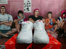 Nike White Basketball Sneakers with Zoo Graphic Details