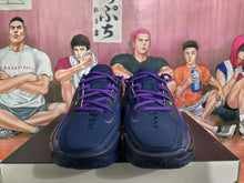 Nike Basketball Sneakers Purple Red and Green