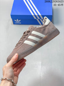 Adidas Handball Spezial Sneakers in Taupe and Off-White