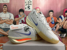 Nike Zoom X White Blue Orange Basketball Shoes