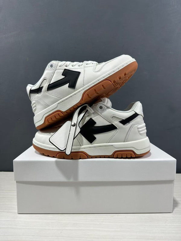 Off-White Out Of Office White Black Low-Top Sneakers