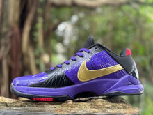 Nike Kobe 5 Basketball Shoes in Purple, Black and Gold