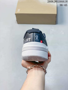On The Roger Pro Fire Tennis Shoes, Gray/Blue, 611680ASUTU