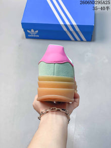 Adidas Originals Gazelle Bold W Mint Green Pink Sneakers