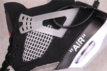 Jordan Air Jordan 4 Black Gray Red Sneakers AQ9129-412