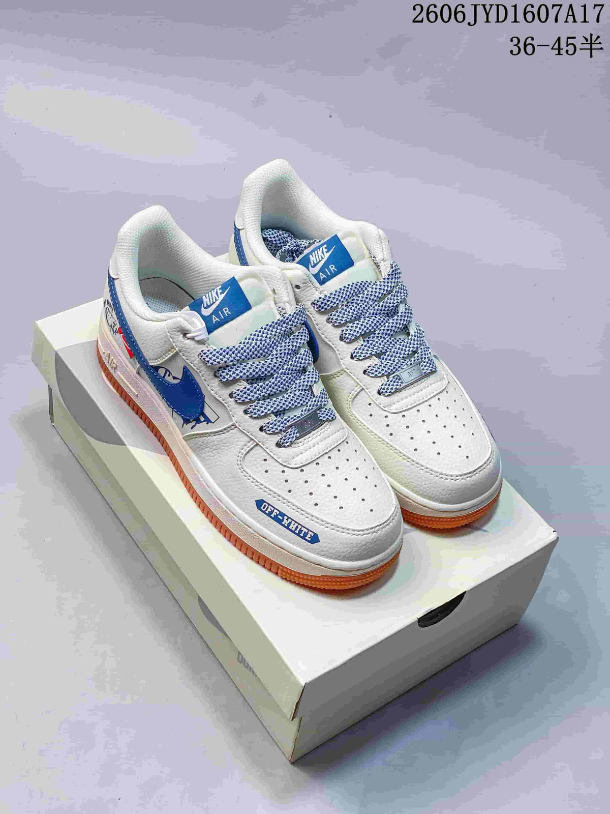 Nike Air Force 1 '07 Low White Blue Gum Sneakers