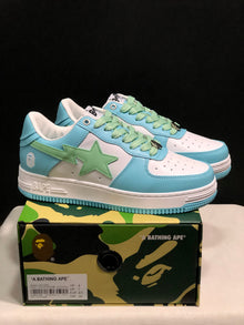 BAPE Sta Low Sneakers Blue Green
