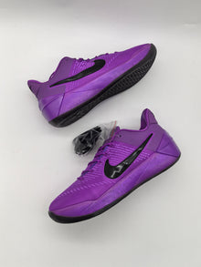 Nike Purple Basketball Sneakers with Black Swoosh