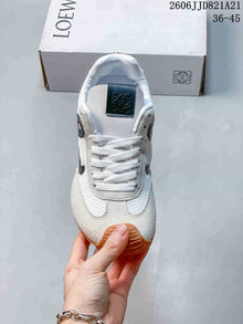 Loewe Flow Runner Mesh Sneakers in White and Black
