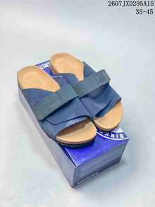 Birkenstock Boston Suede Sandals Navy 2607JXD295A15