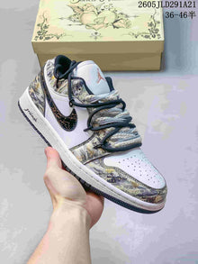 Jordan Air Jordan 1 Low Custom Graphic Sneakers