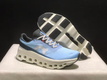 On Cloudmonster 1 Running Sneakers Blue and White