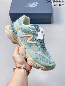 New Balance 9060 Sneakers in Aqua and Cream