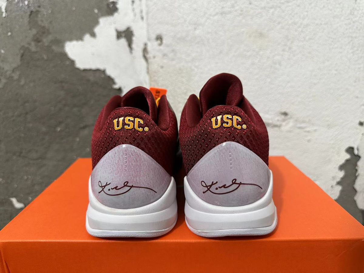 Nike Kobe 5 Protro USC Basketball Shoes Burgundy Gold