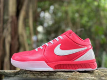 Nike Kobe 4 Basketball Shoes in Pink and White
